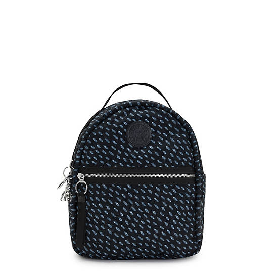 Kipling Kae Printed Sırt Çantaları Siyah | TR 1623DF